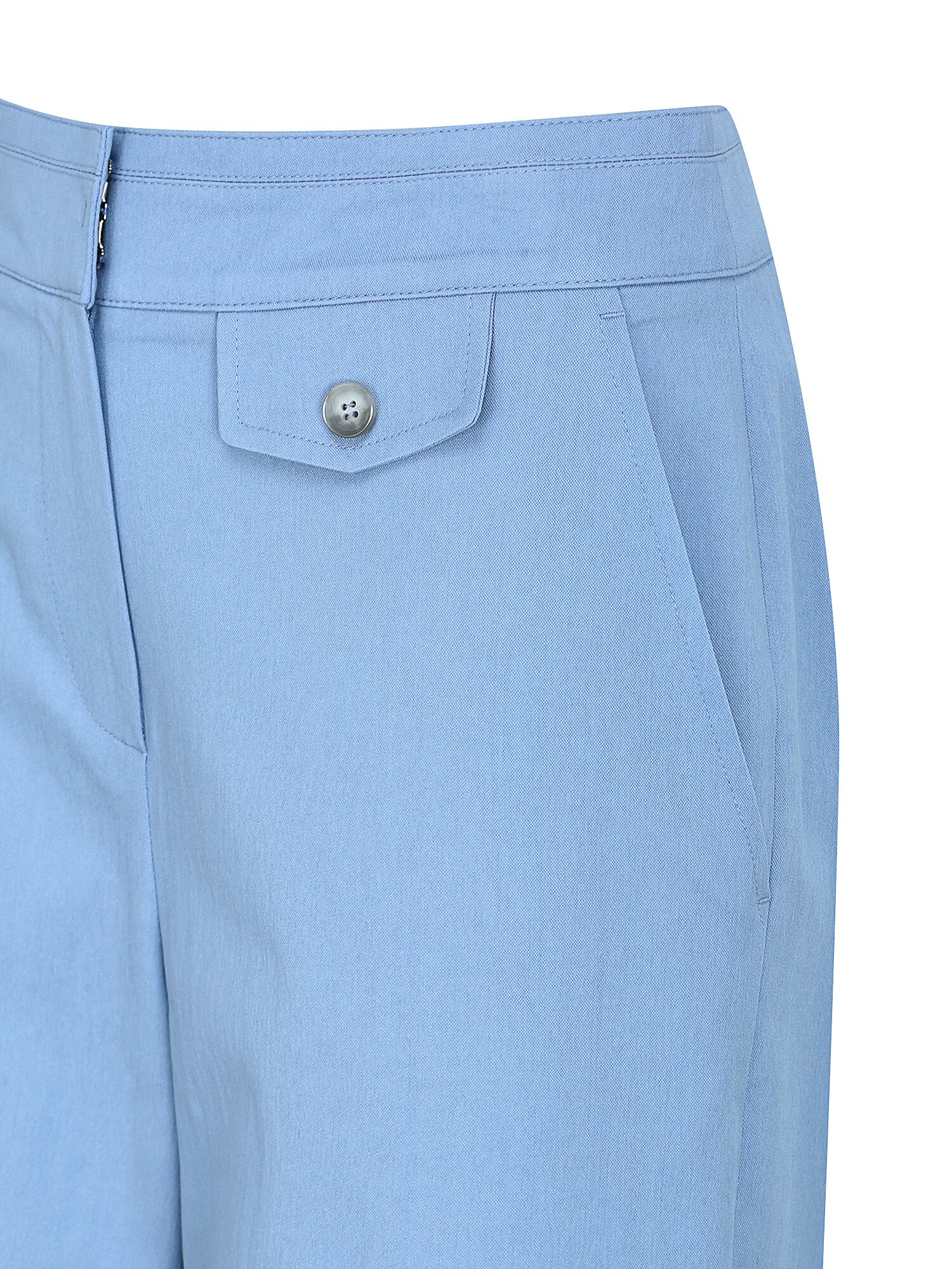 플랩 장식 히든 일자핏 팬츠 (BLUE)
