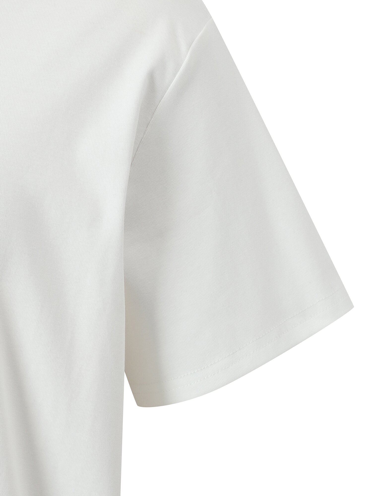 스판 블렌드 레터링 티셔츠 (WHITE)