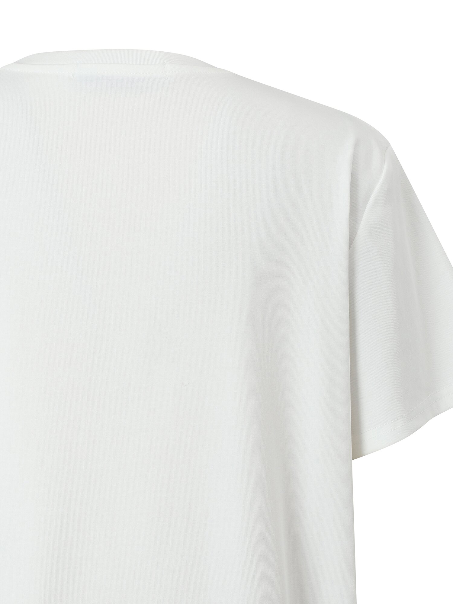 스판 블렌드 레터링 티셔츠 (WHITE)