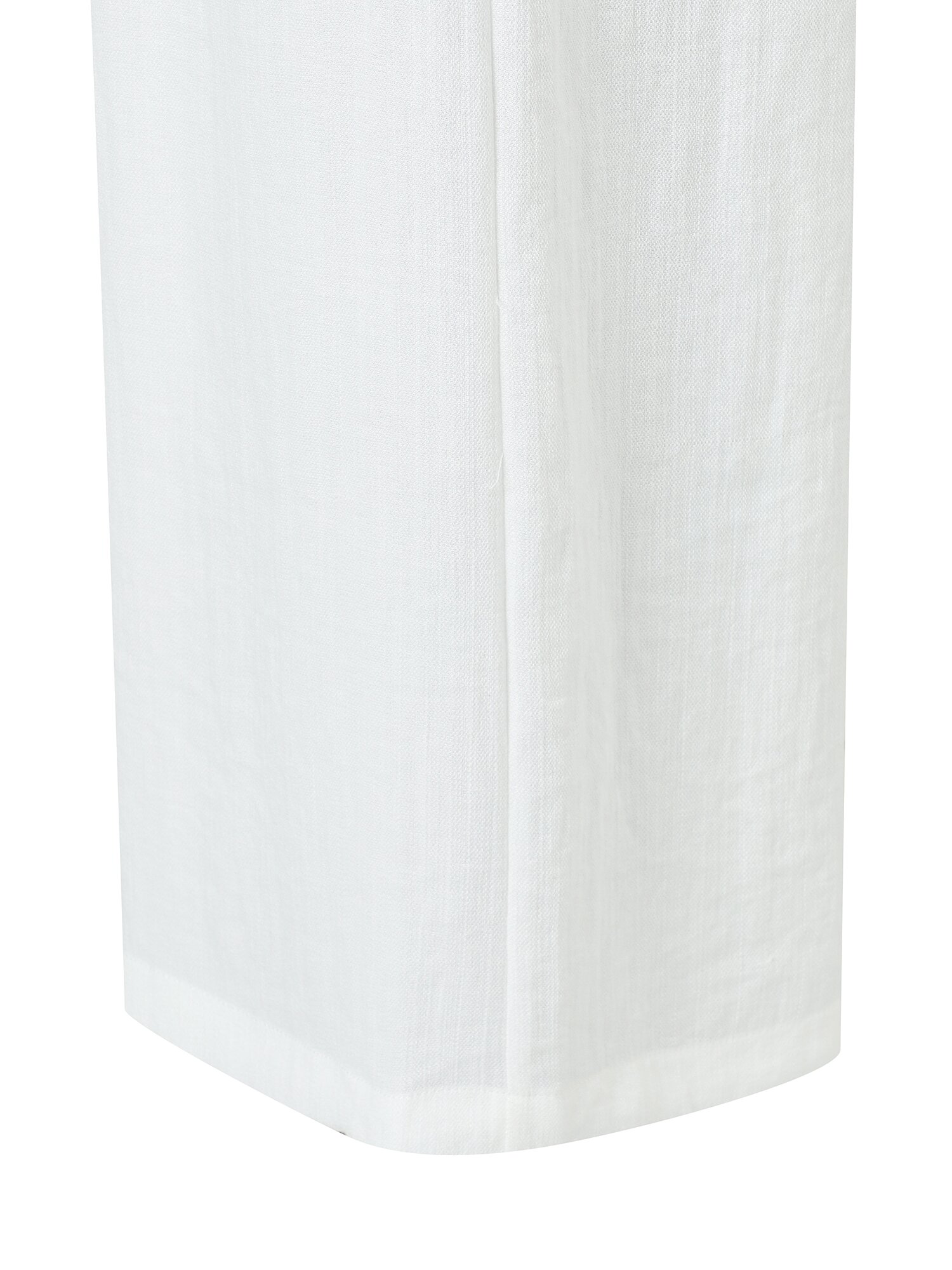 린넨 블렌드 벨티드 와이드 슬랙스 팬츠 (WHITE)