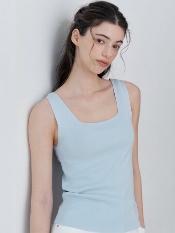 COOL STRETCH SLEEVELESS KNIT 1+1