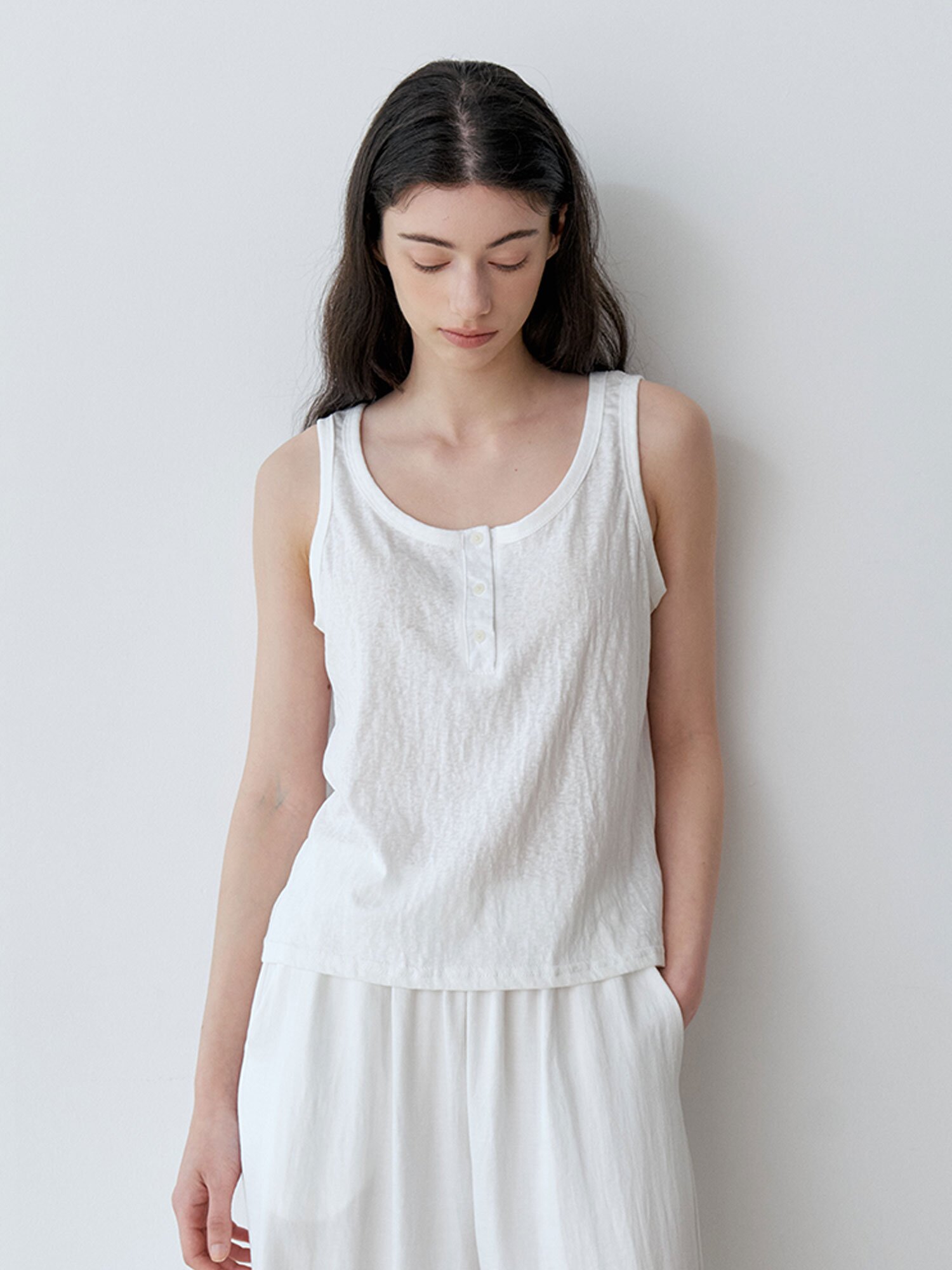 [여름 데일리 나시] DRY HENLEY SLEEVELESS TEE (IV)