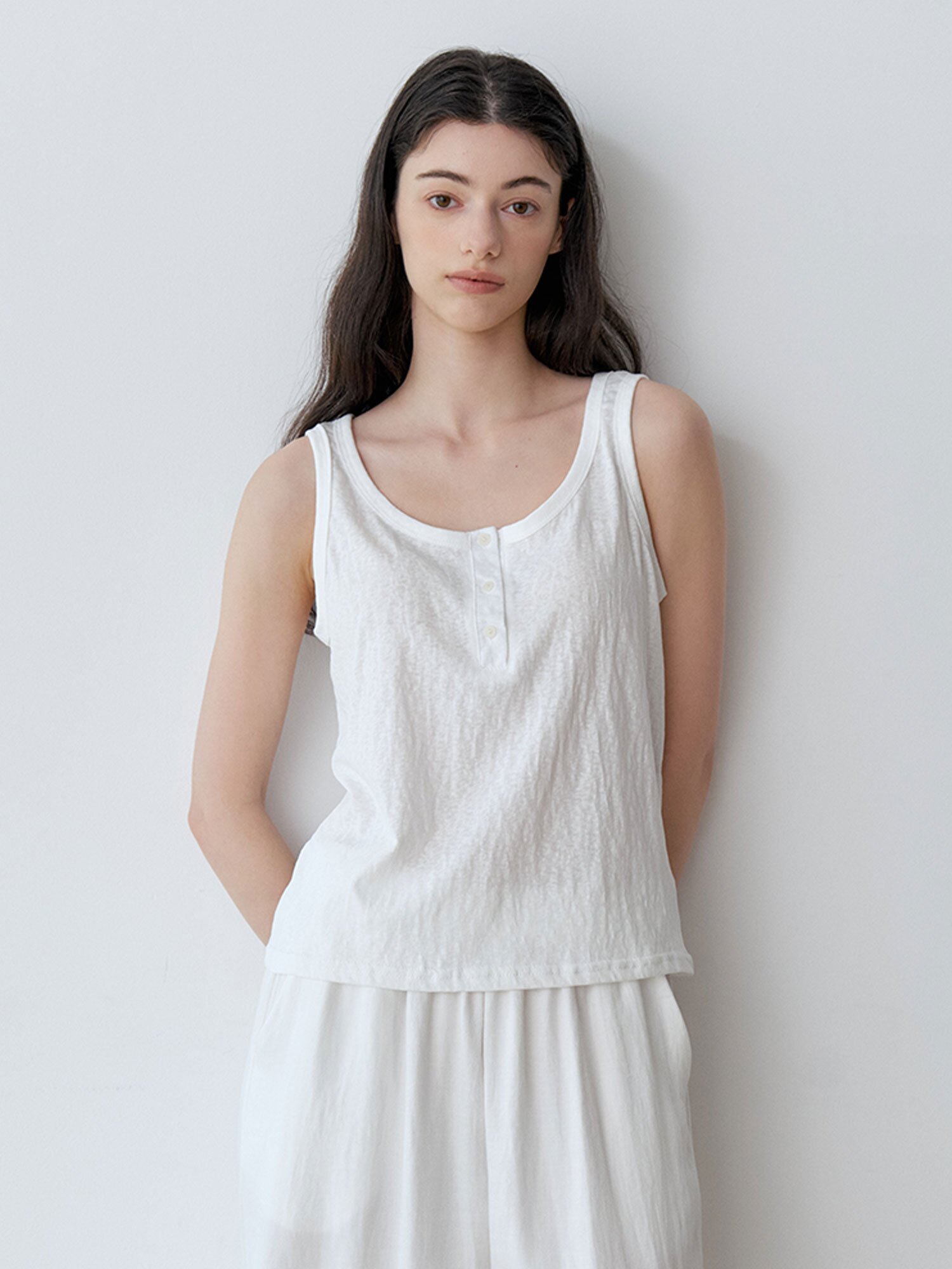 [여름 데일리 나시] DRY HENLEY SLEEVELESS TEE (IV)