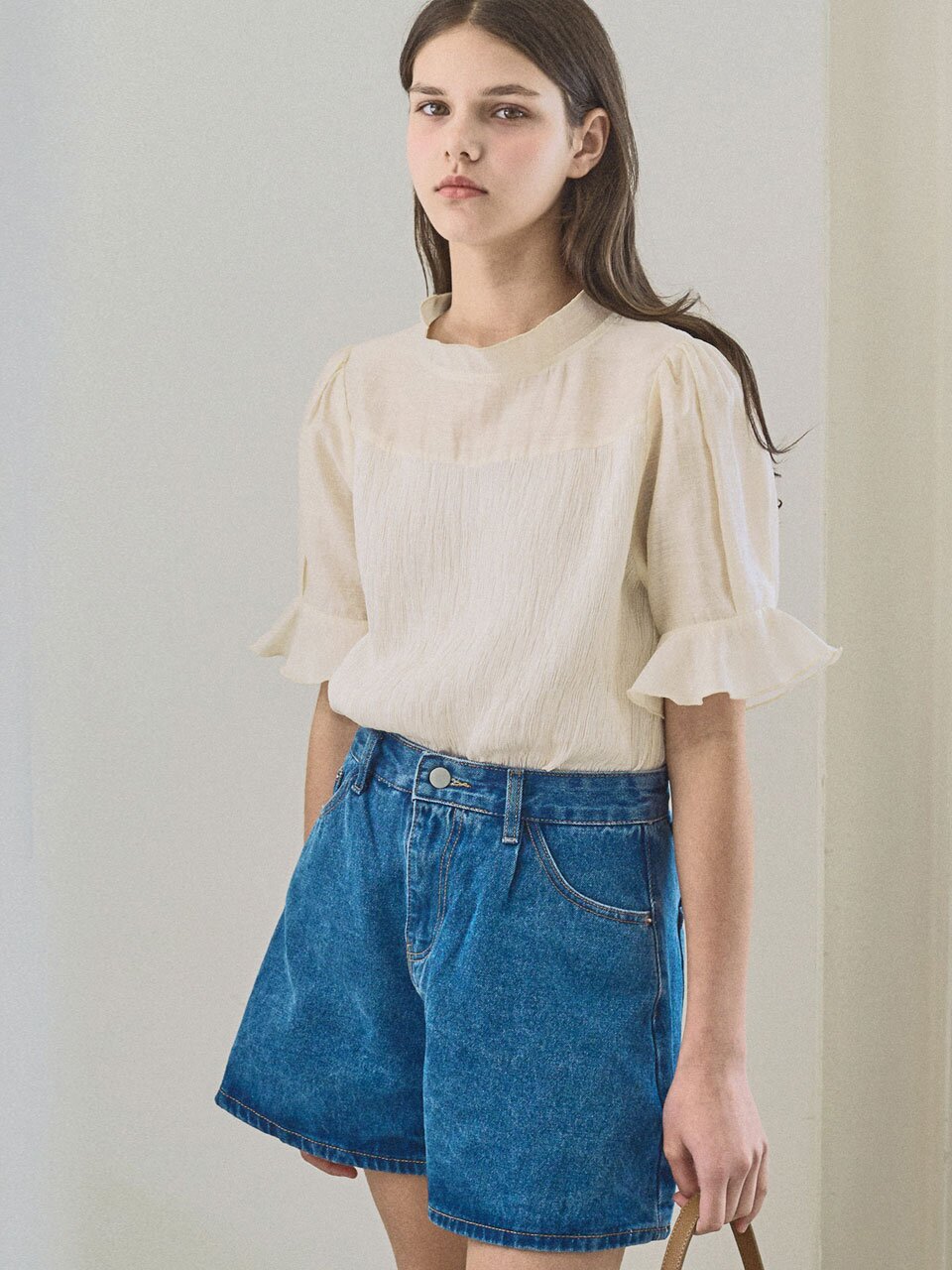 [3차] Mixed layered blouse_2 Colors