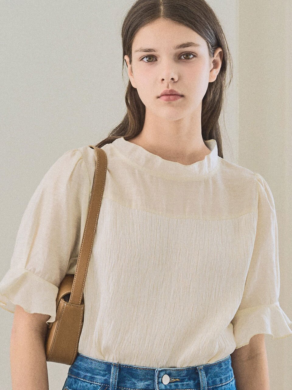 [3차] Mixed layered blouse_2 Colors