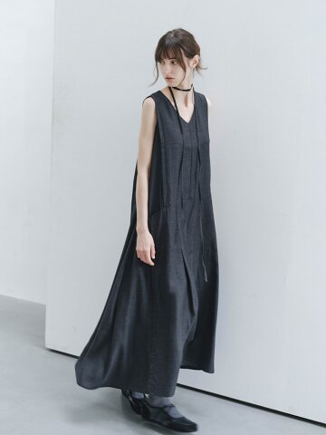 TG_Pocket sleeveless maxi dress_2color