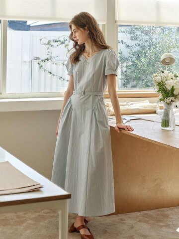 6/1 예약배송_SR_Cut temperament dress
