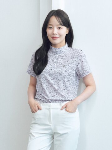 PWX Q226-3221-22 여성 냉감 프린트 차이나 카라티