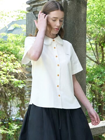 LAYER COLLOR BLOUSE_IVORY