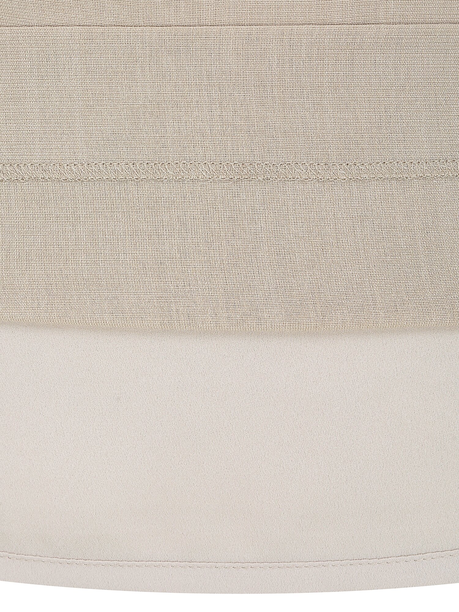 스티치 백 밴딩 H라인 스커트 (LIGHT BEIGE)