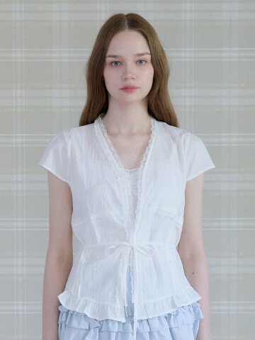 PALE MISTY LACE BLOUSE_WHITE