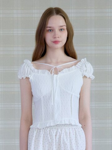 6/1 이후 순차배송_PETIT CLOUD PUFF BLOUSE_WHITE