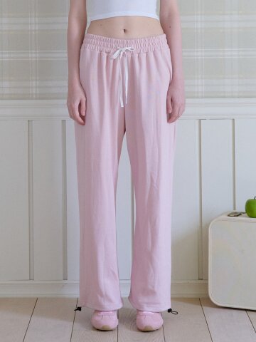 MELLOW WIDE SWEATPANTS_PINK