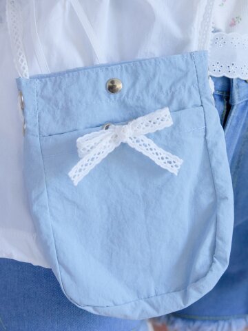 DAILY STRING CROSS BAG_SKY BLUE