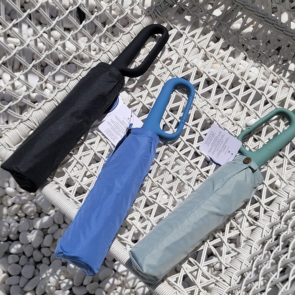 크로반 튼튼한 3단우산 카라비너 KR27