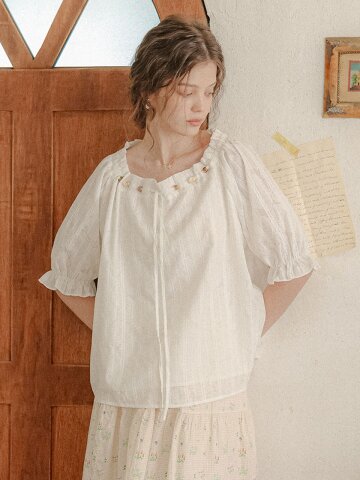 PM_Natural pure ribbon blouse_WHITE