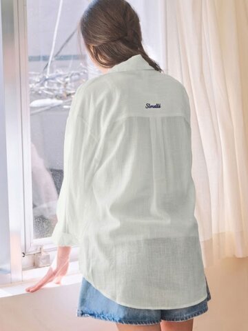 [3차] Sheer back logo shirt_3 Colors