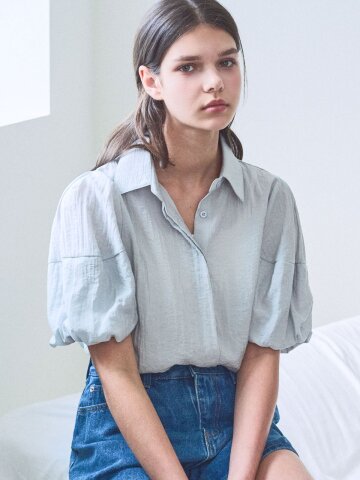 [3차] Roen volume puff blouse_2 Colors