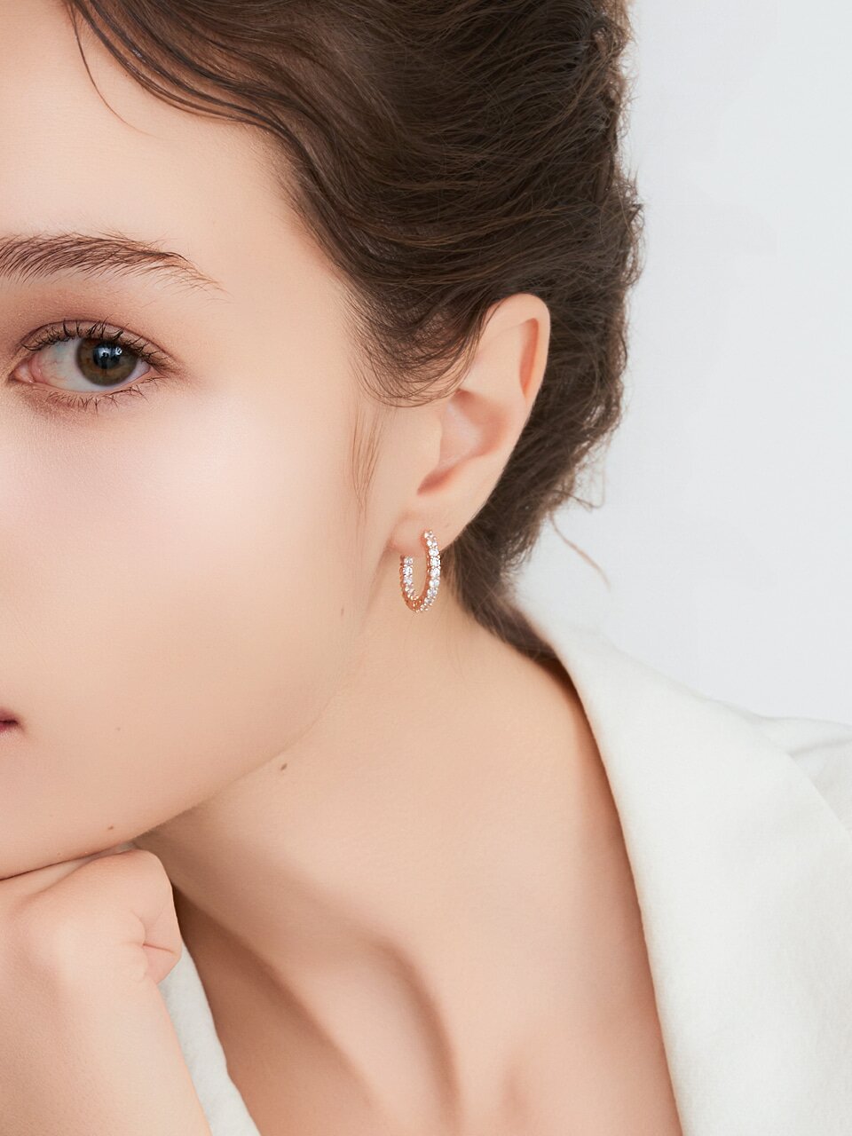 18K GF 아델 호프 원터치 귀걸이 GI8KPEE088