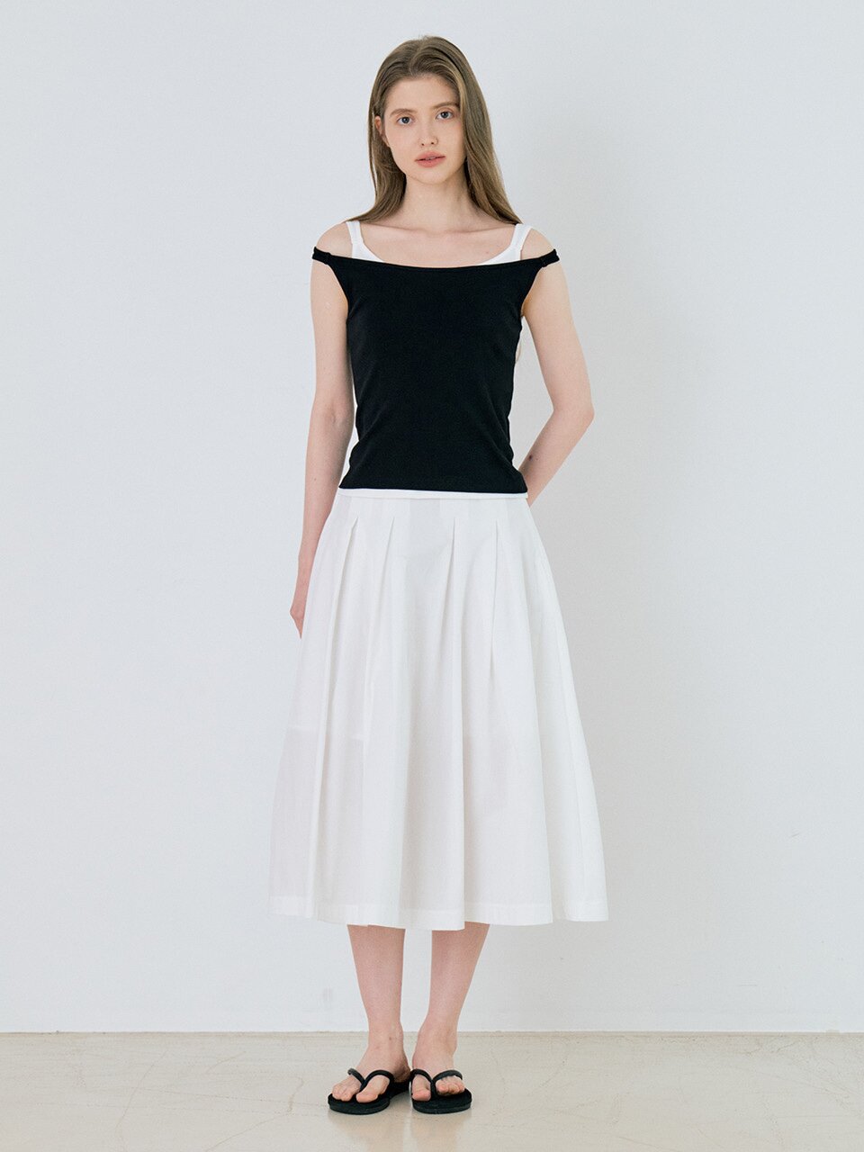 Basic Reversible U-Neck Sleeveless - 3color