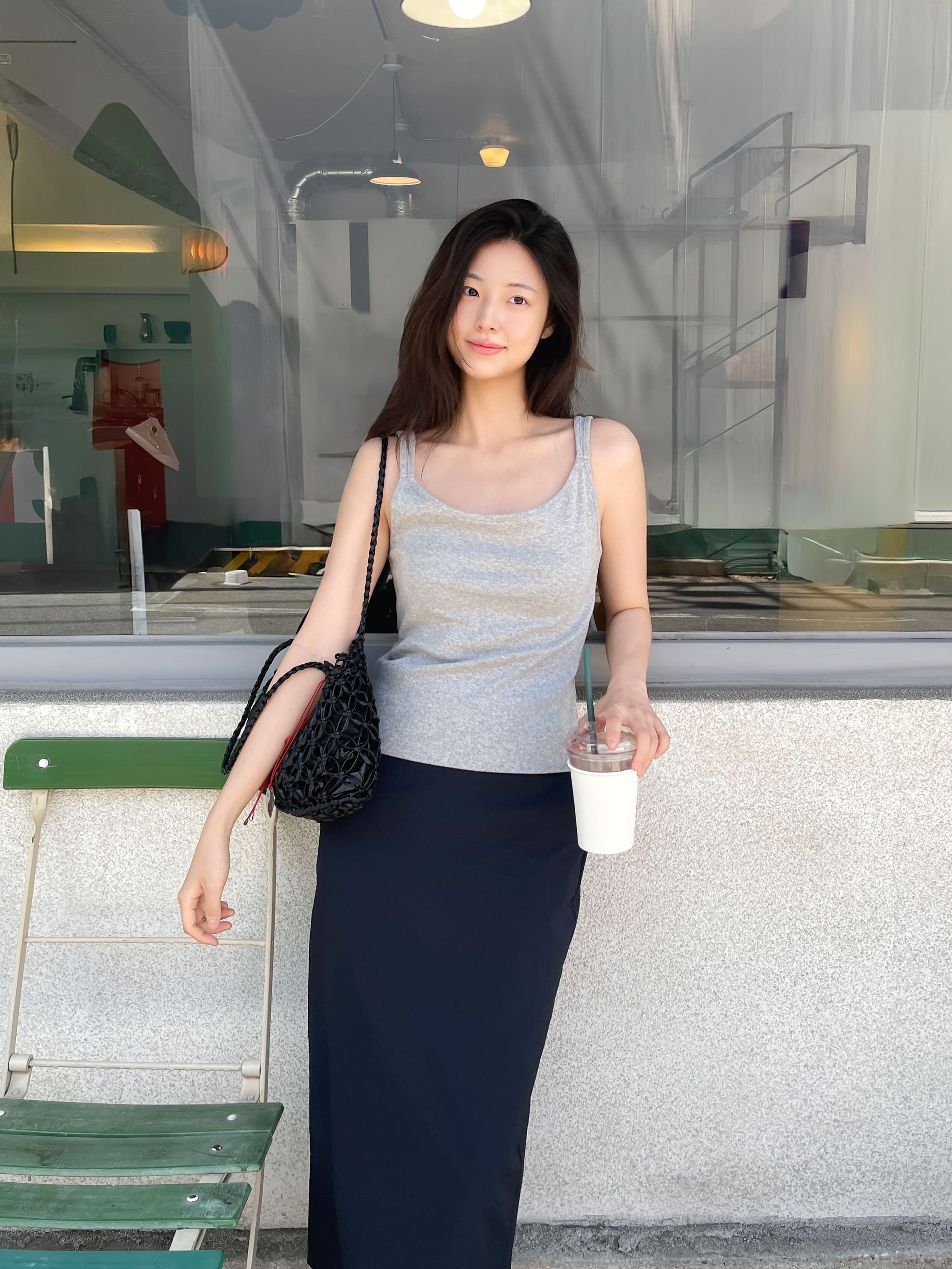 Basic Reversible U-Neck Sleeveless - 3color