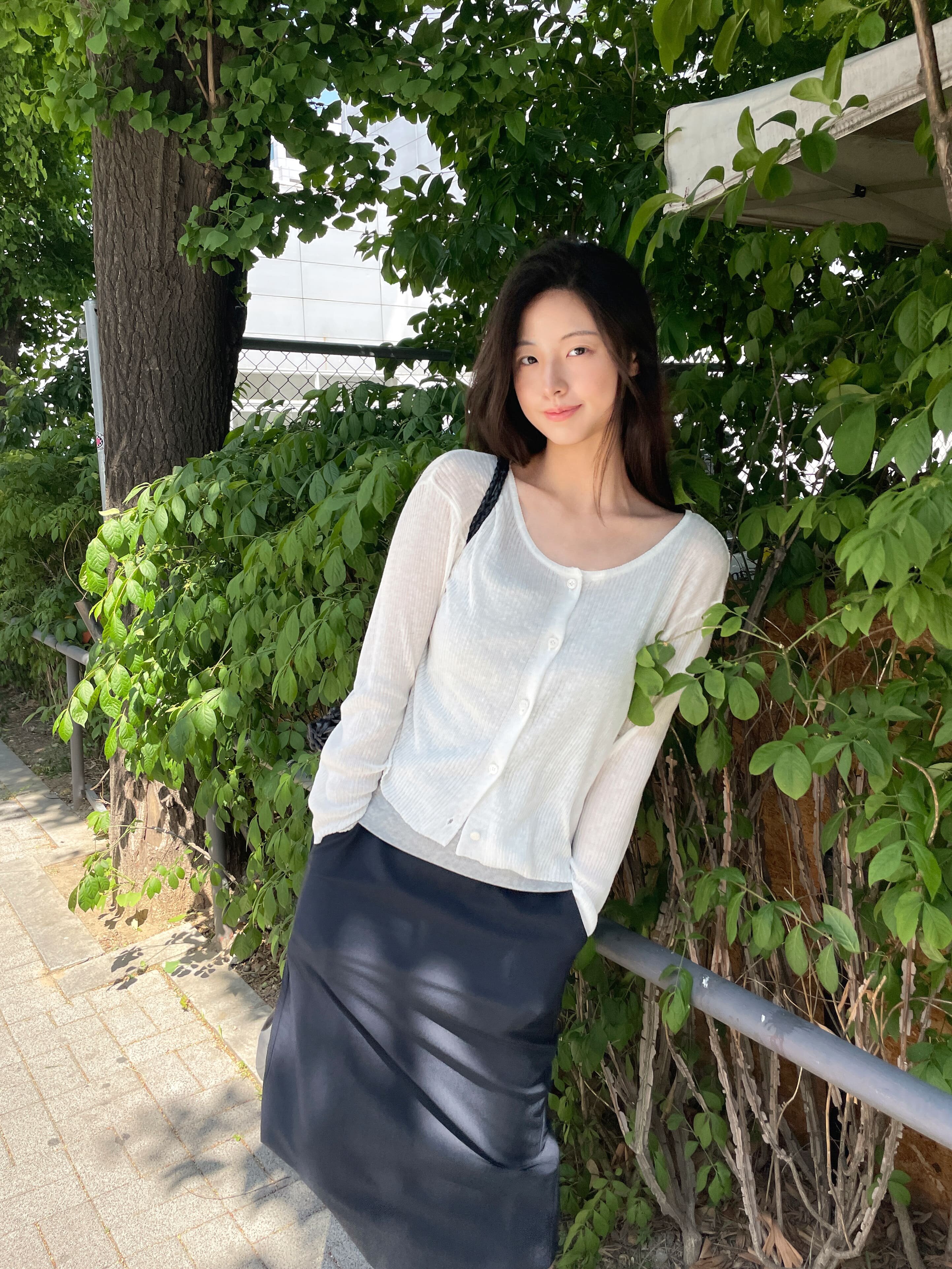 Soft Tencel Linen Crop Cardigan - 5color