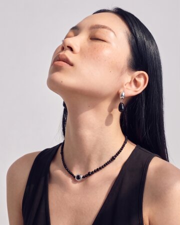 Noir Eclipse Necklace 누아르 이클립스 네클리스