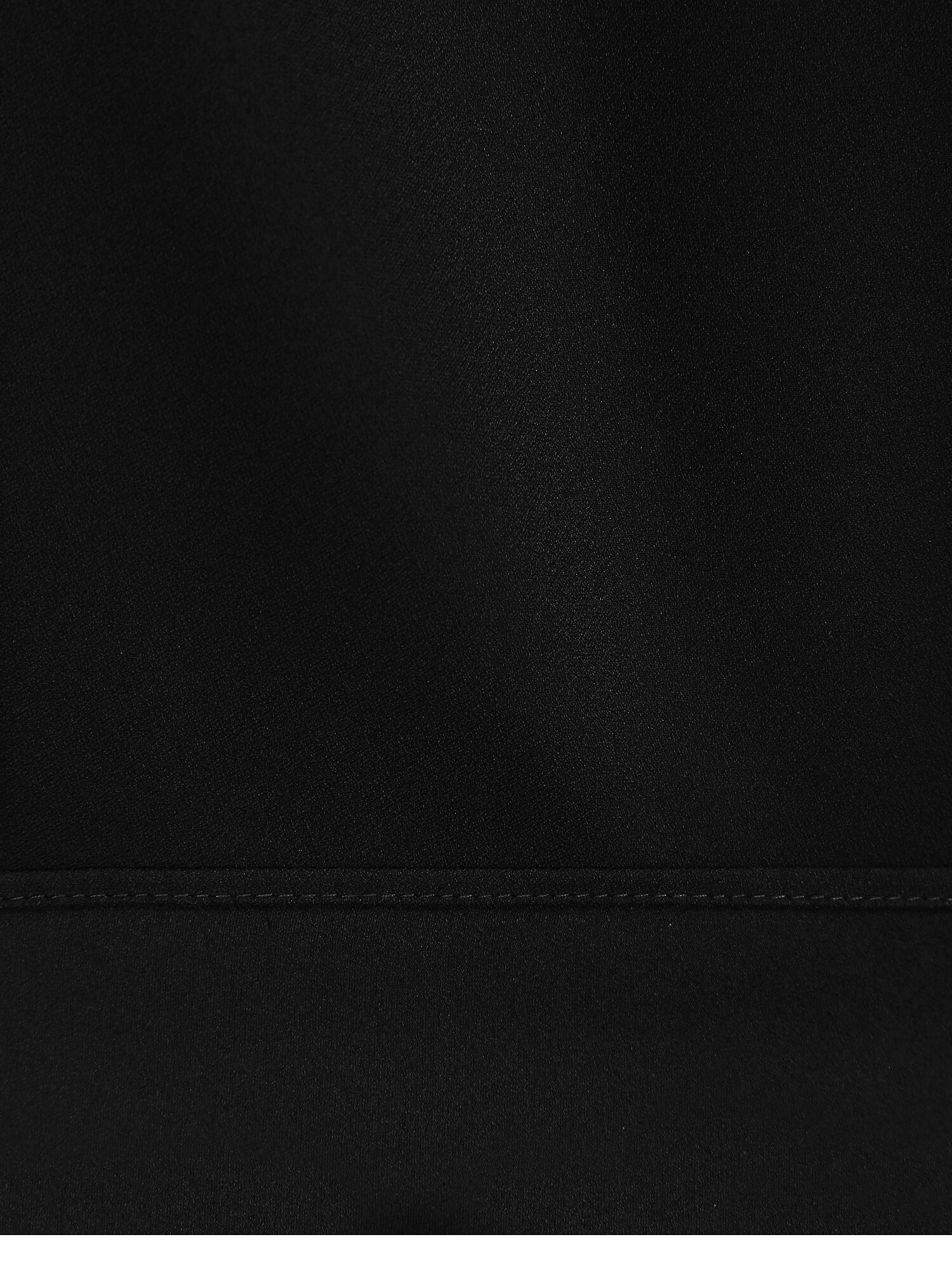 캡 슬리브 타이넥 블라우스 (BLACK)