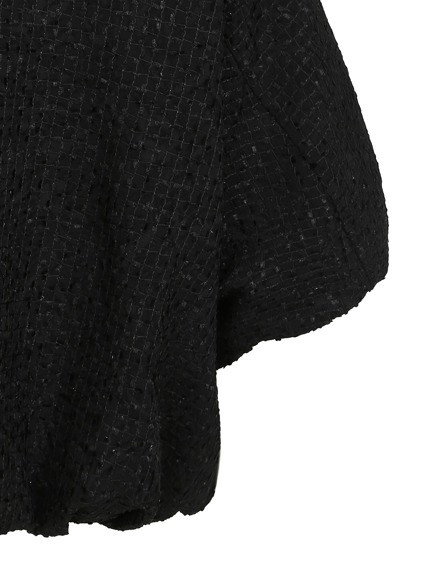 텍스쳐 볼륨 래글런 집업 점퍼 (BLACK)