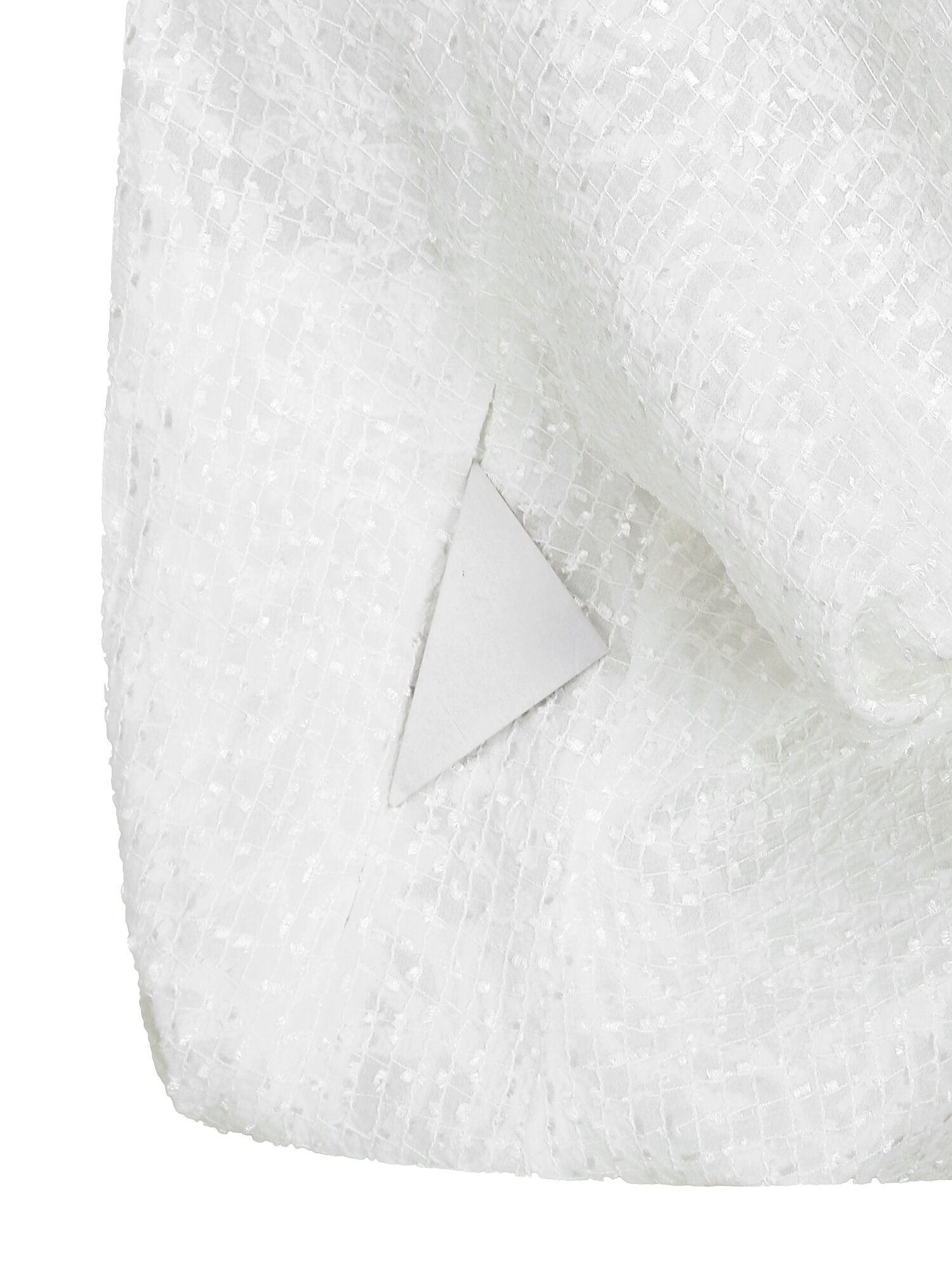 텍스쳐 볼륨 래글런 집업 점퍼 (WHITE)