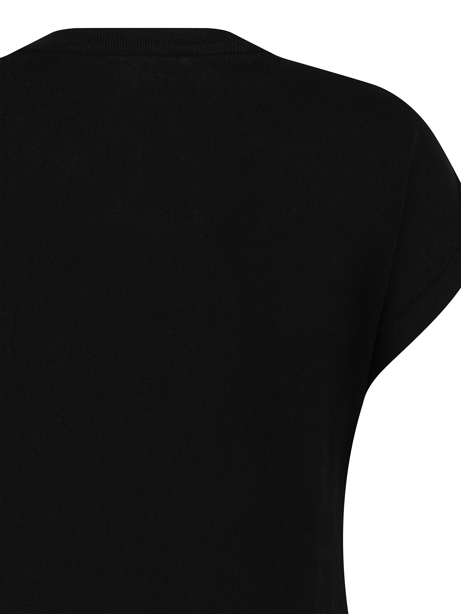 메탈 장식 돌먼 풀오버 니트 (BLACK)