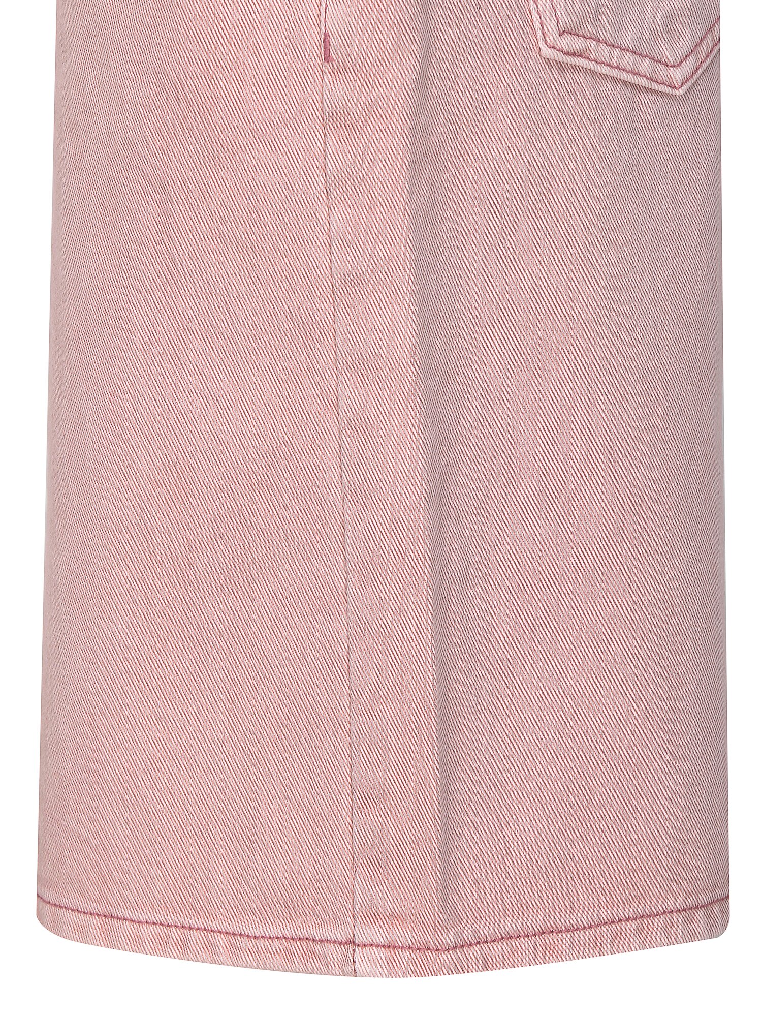 캐주얼 하프 데님 팬츠 (PINK)