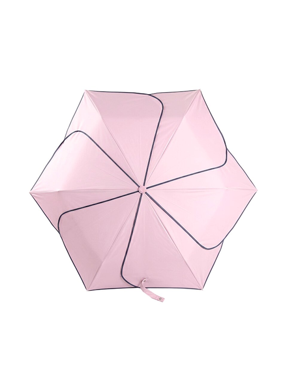 HICKIES 6장 꽃잎 Lily 디자인 자외선차단 초경량 암막 3단 접이식 양우산