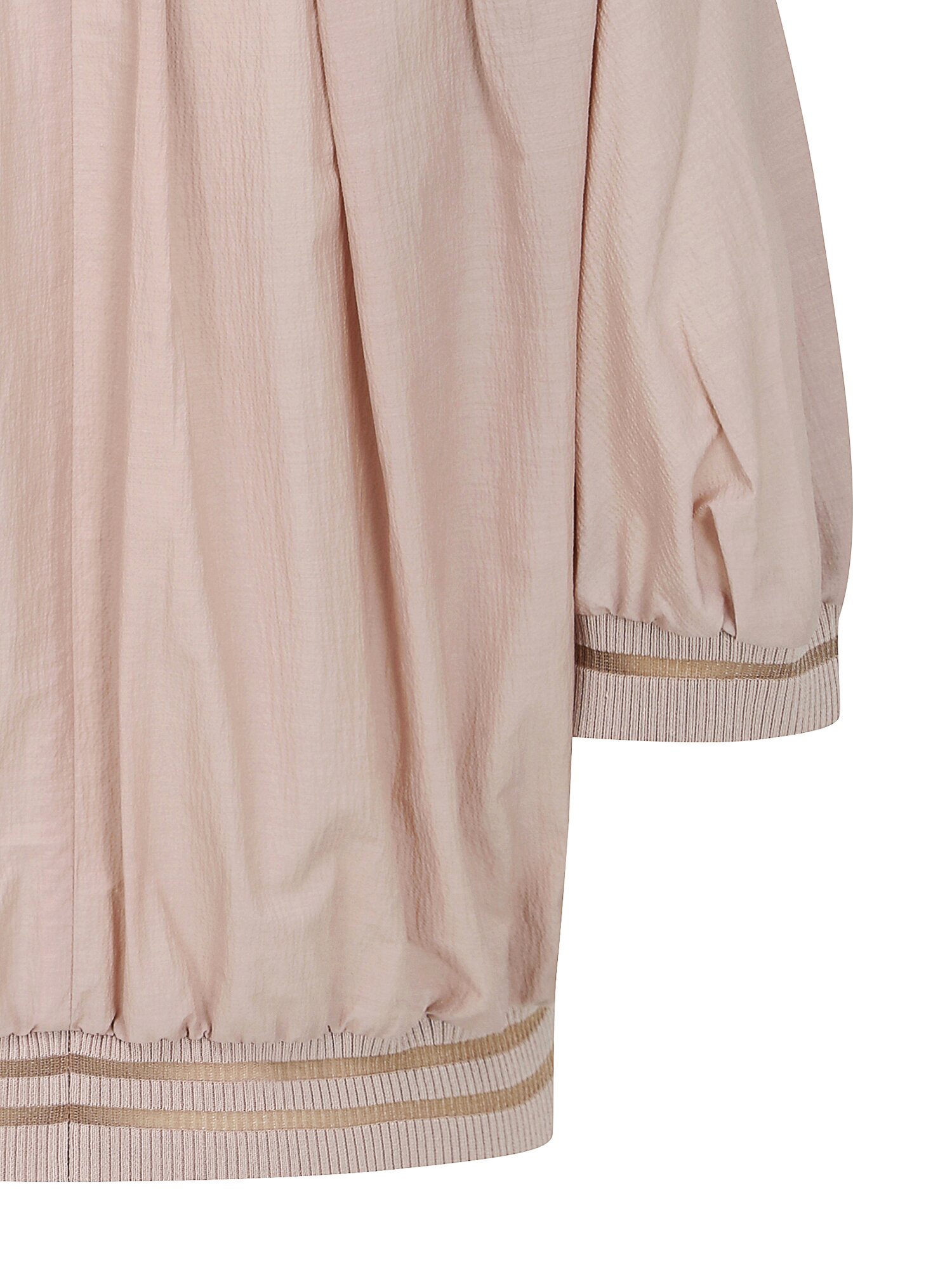 턱 디테일 볼륨 슬리브 점퍼 (BEIGE)