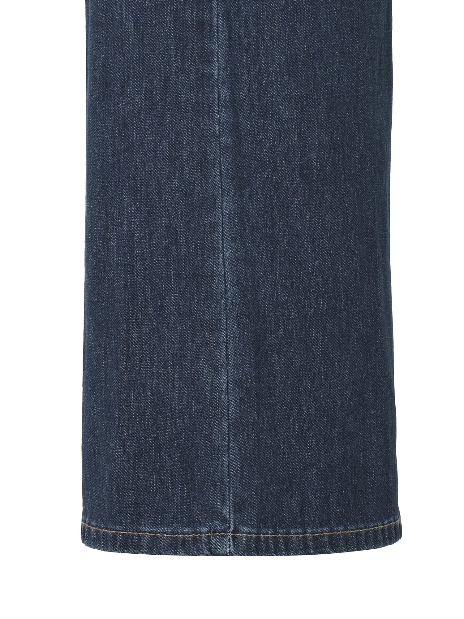 포켓 스트레이트 히든밴딩 데님팬츠 (DARK BLUE)