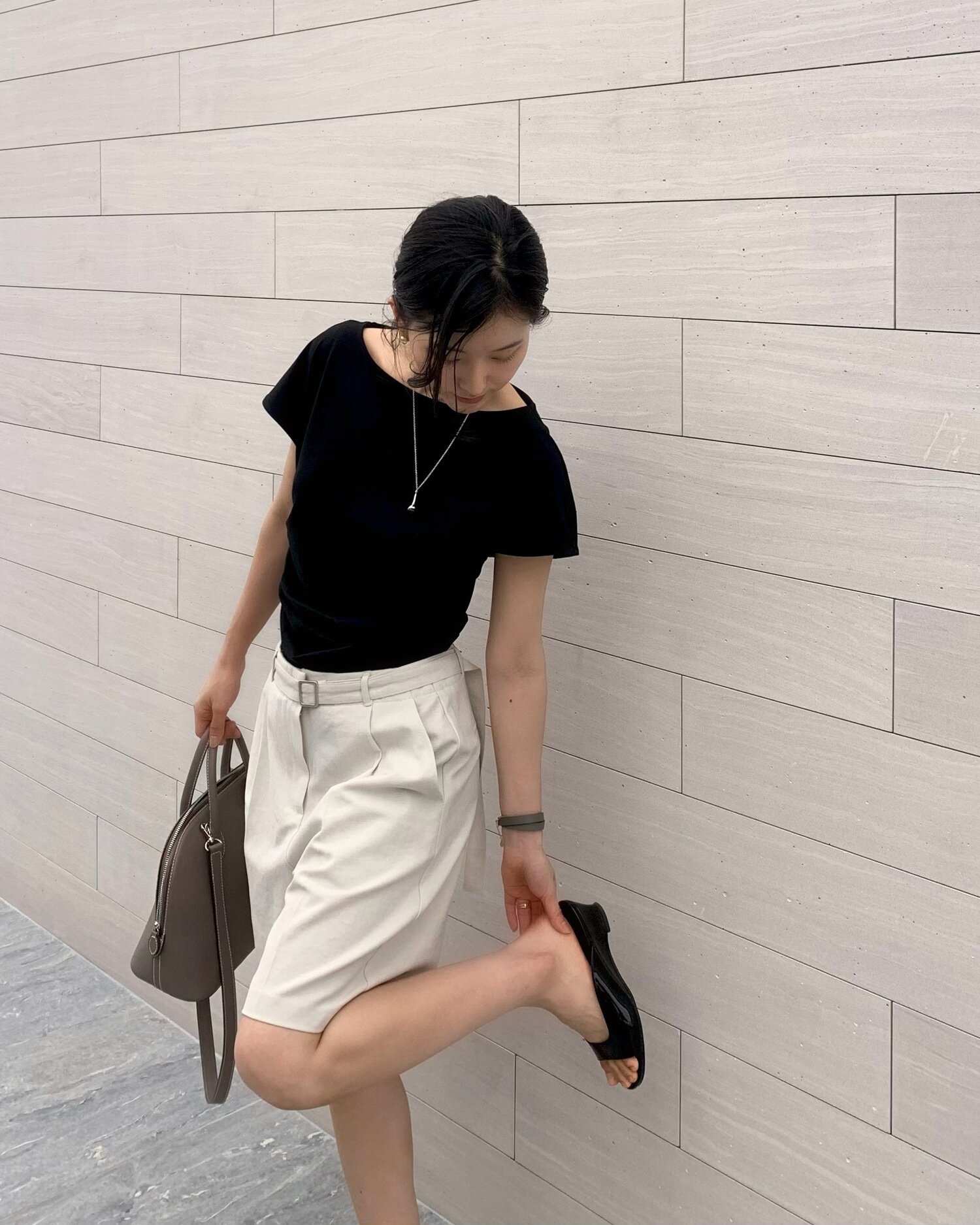[2컬러] 르제로 린넨 벨티드 숏 팬츠
