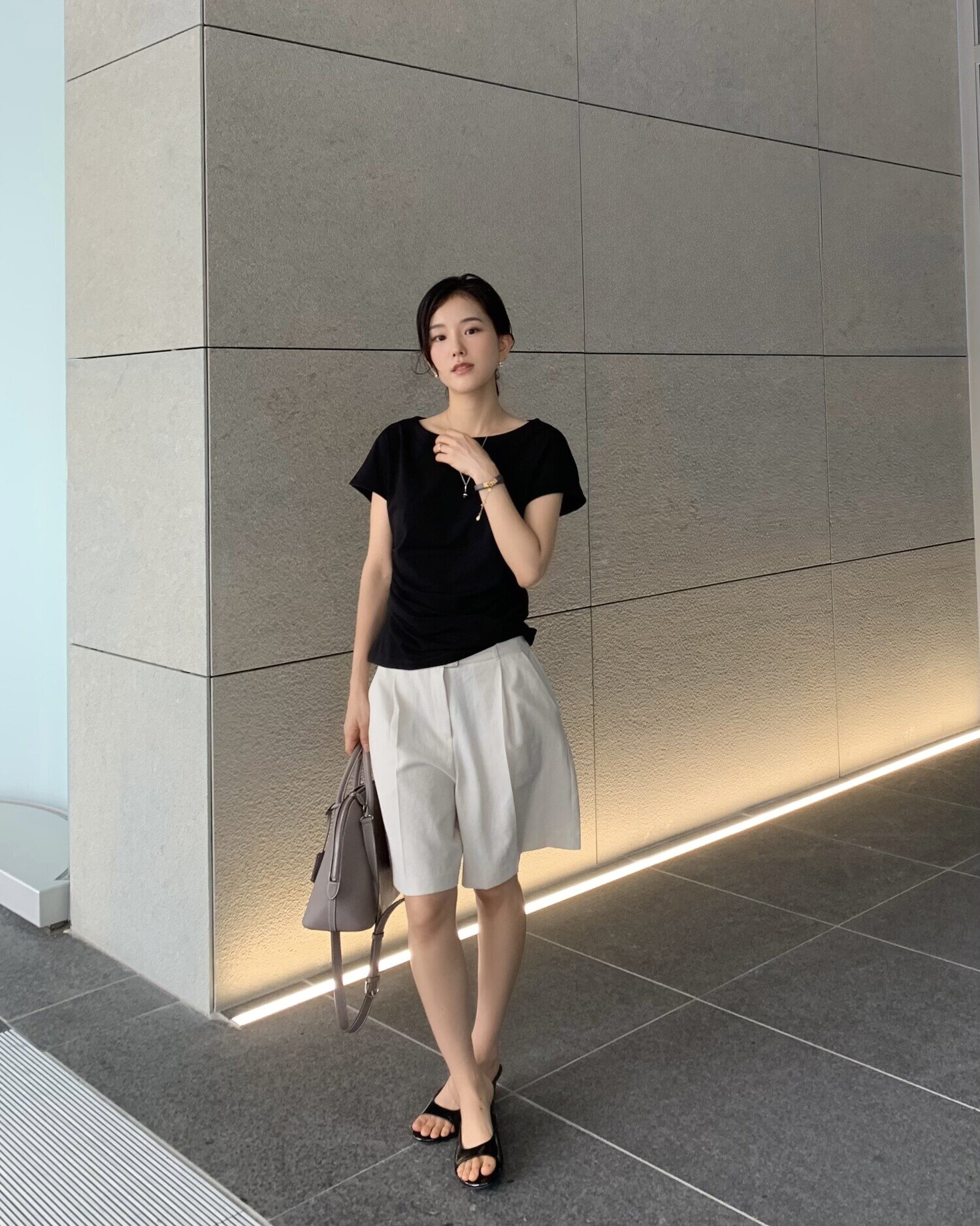 [2컬러] 르제로 린넨 벨티드 숏 팬츠