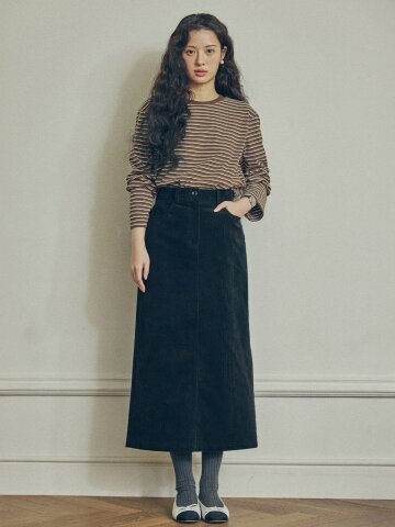 골덴이 H라인 스커트_YHSK260423
