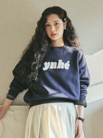 유네미 로고 기모 스웻셔츠_YHTS260409