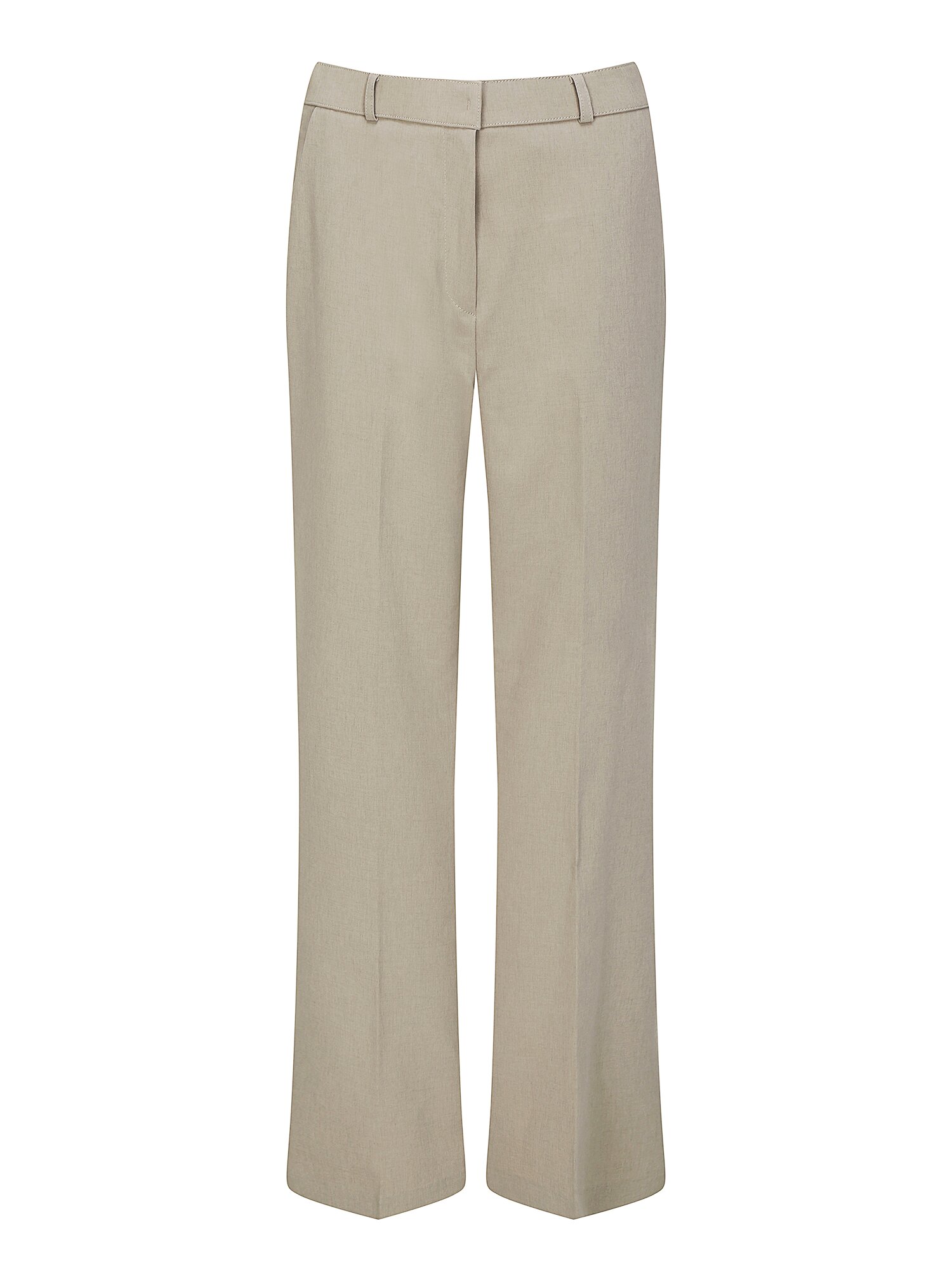 히든 인밴딩 세미 부츠컷 팬츠 (BEIGE)