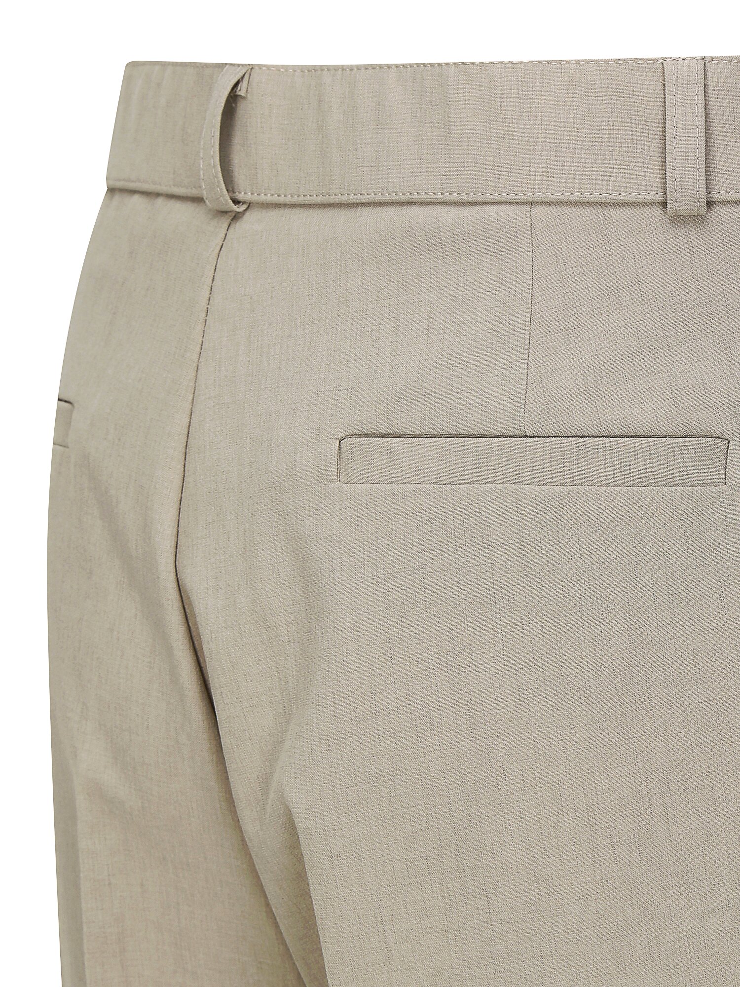 히든 인밴딩 세미 부츠컷 팬츠 (BEIGE)