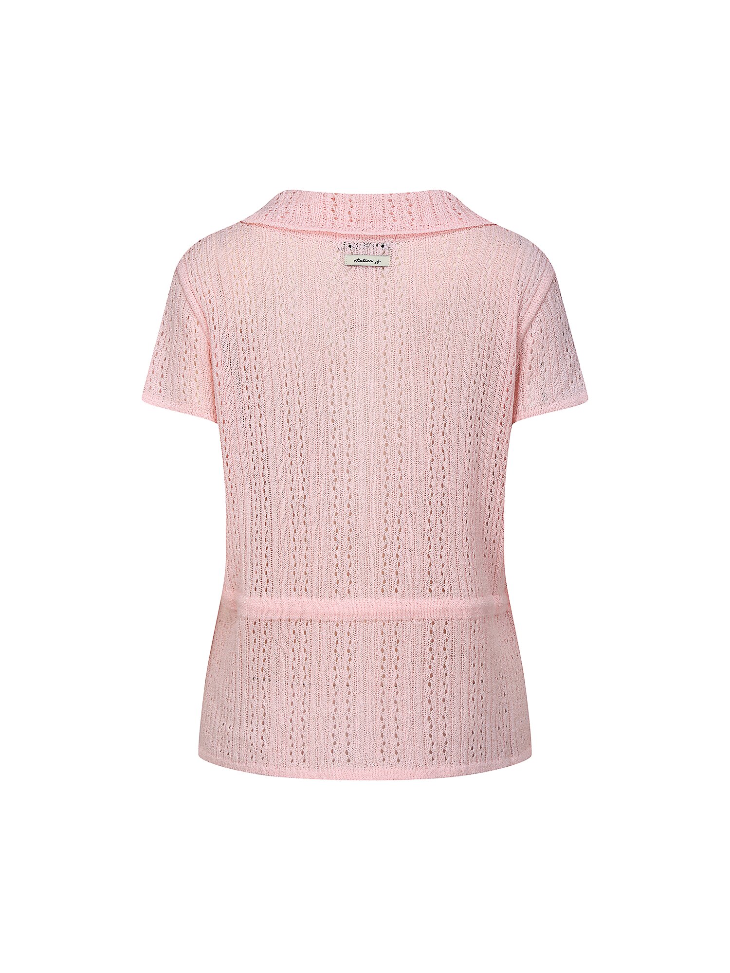 스카시 펀칭 스트링 가디건 (LIGHT PINK)