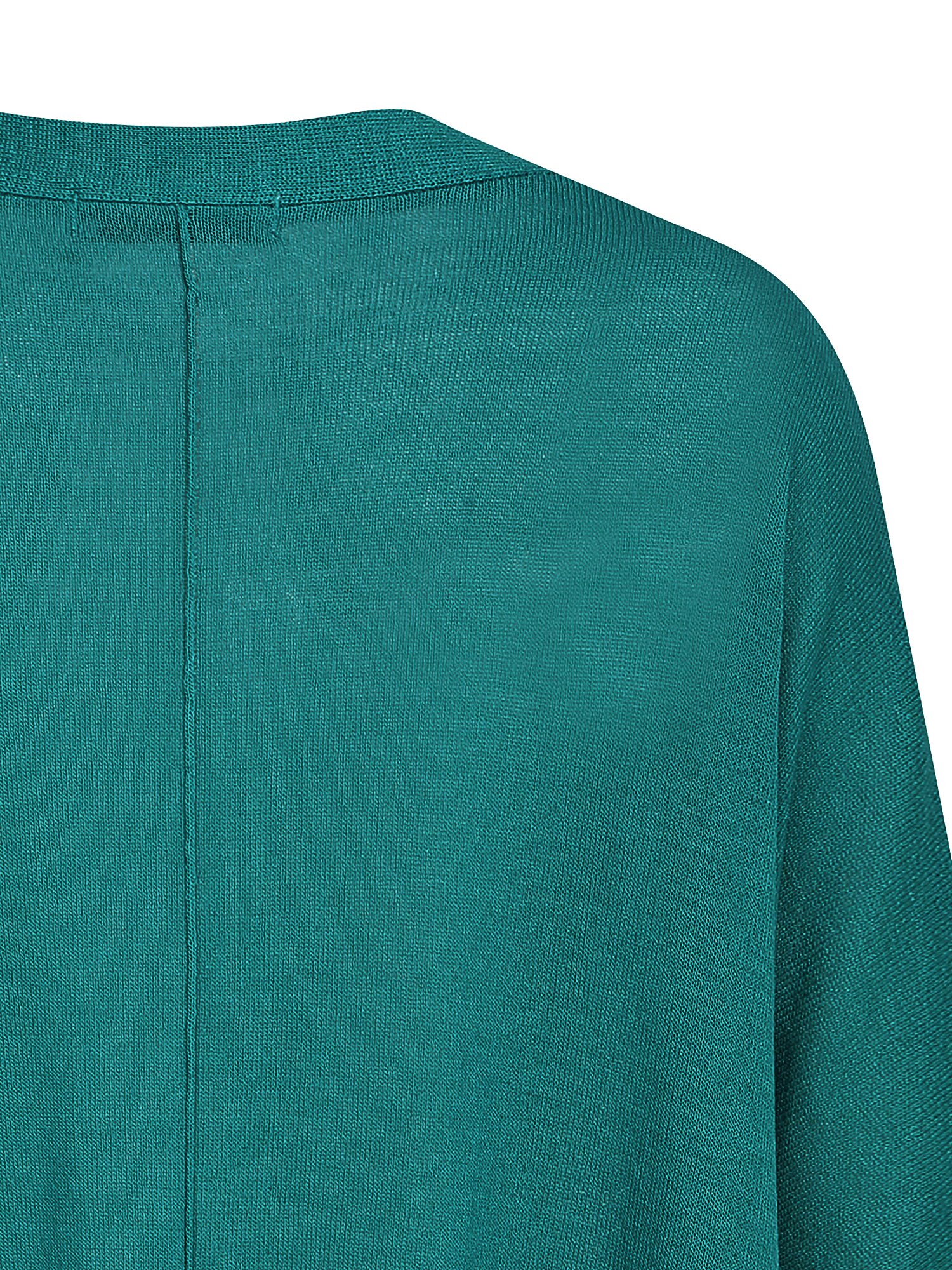 오버핏 드롭 숄더 브이넥 가디건 (PEACOCK GREEN)