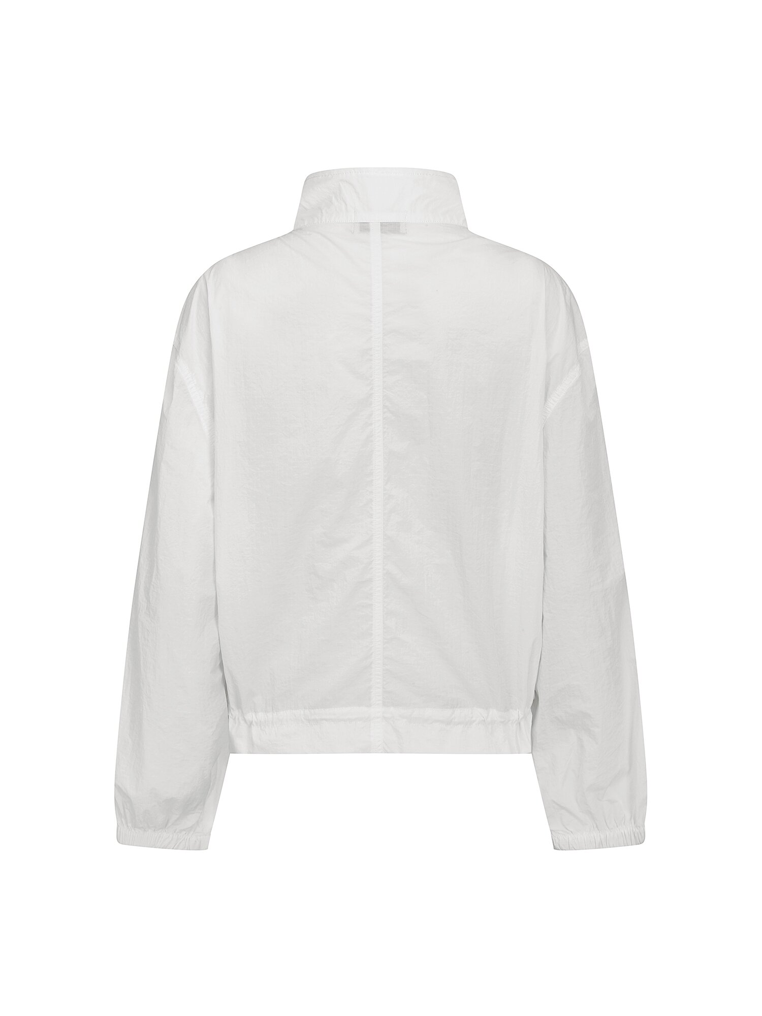 스트링 하이넥 집업 점퍼 (WHITE)