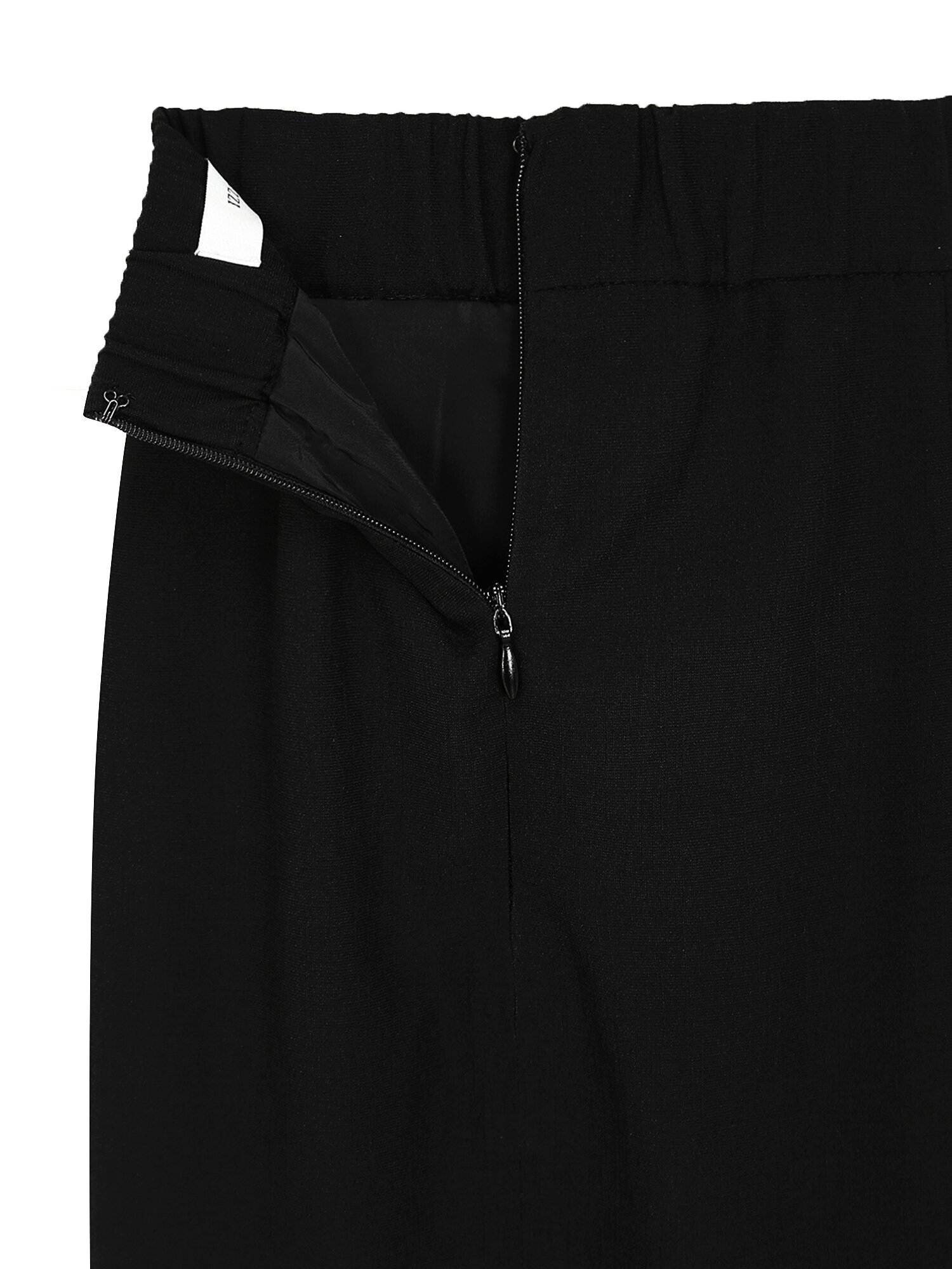 포켓 백 밴딩 H라인 스커트 (BLACK)