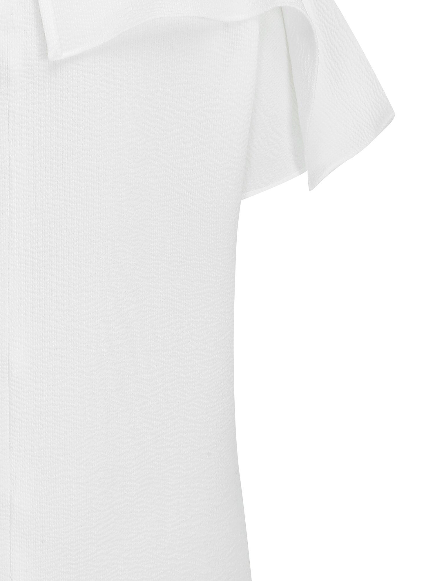 시어서커 드레이프 블라우스 (WHITE)