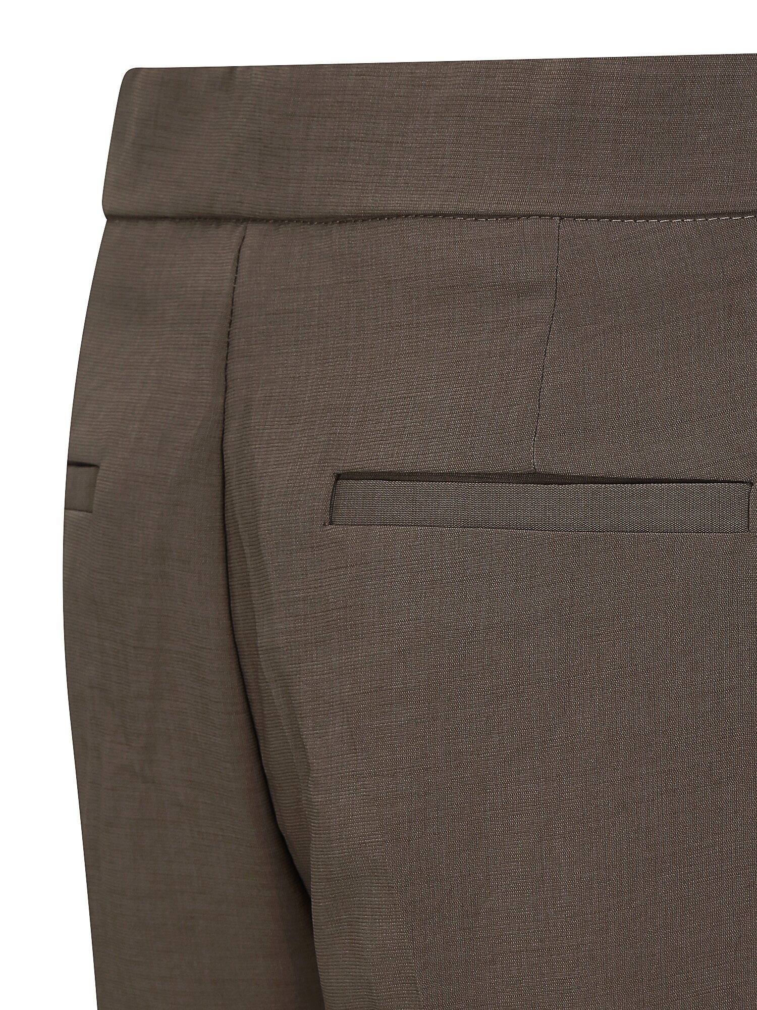 버튼 인밴딩 일자핏 팬츠 (TAUPE BEIGE)