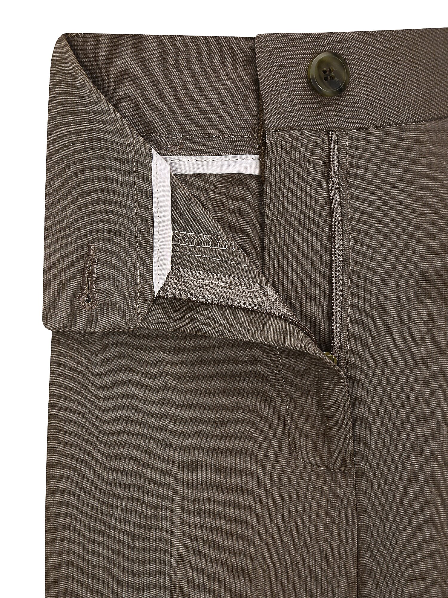 버튼 인밴딩 일자핏 팬츠 (TAUPE BEIGE)