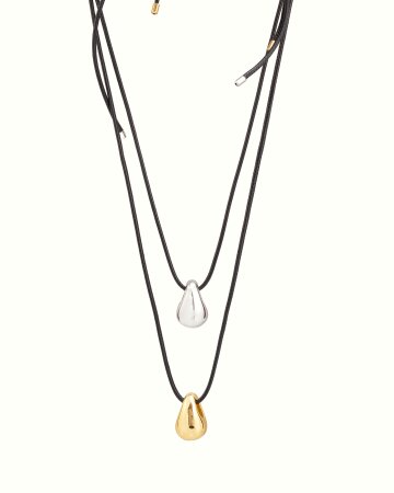 Fluid Drop Cord Necklace
플루이드 드롭 코드 네크리스