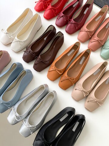 [12colors] 루에르 비비드 플랫슈즈 1cm